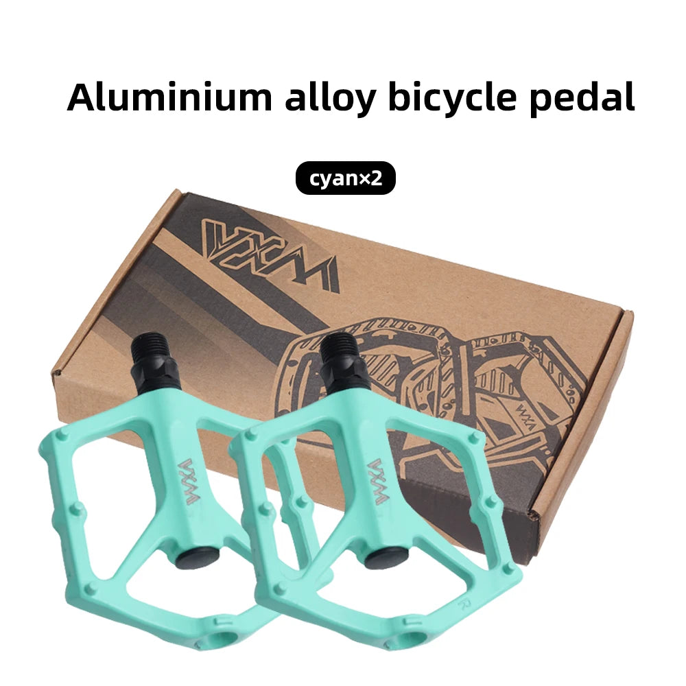 VXM Bicycle Ultralight Seal Bearings Pedals Cycling Aluminum Alloy Road MTB Bike Pedals Flat Platform Cycling Parts Accessories