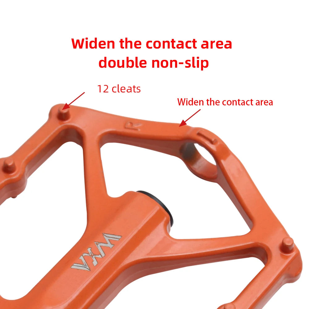 VXM Bicycle Ultralight Seal Bearings Pedals Cycling Aluminum Alloy Road MTB Bike Pedals Flat Platform Cycling Parts Accessories