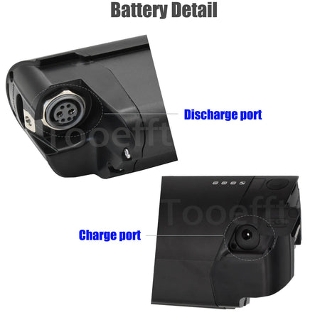 Profile view of Reention EEL Pro down-tube e-bike replacement battery