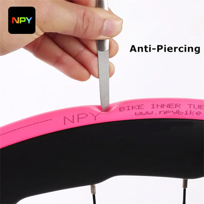 NPY TPU Bicycle Inner Tube 700C X18 23 25 28 32 35 37 40 47C Ultralight Road Gravel BikeTire Valve 45/65/85mm MTB 29 Inch Tube