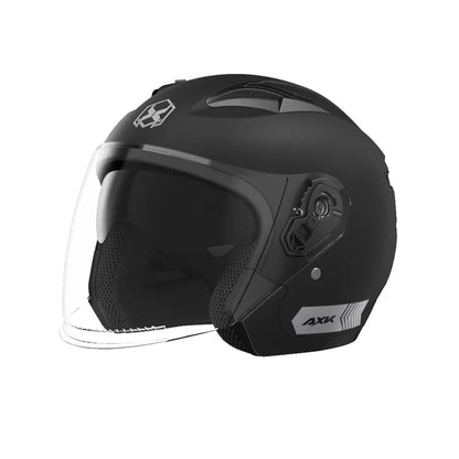 Electric Motorcycle Helmet Men'S Warm Winter Half Helmet Electric Scooter Man Women Four Season aa801-1-heise China