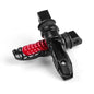 8MM Hole Aluminum Motorcycle Rear Passenger Foot Pegs Pedals Footrest Scooter Foot-Peg Motorbike Pedal Modification 2pcs /set red