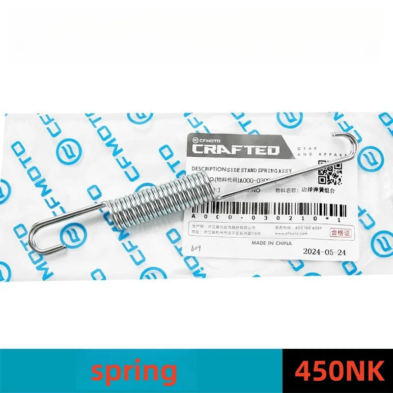 For CFMOTO 450NK Motorcycle Kickstand Kick Side Stand Spring CF400-7 Sidestand Screw Nut Original Motorcycle Accessories spring