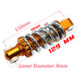Original FLJ T11 Electric Scooter Rear Spring Shock Absorber 110/125mm Gold 6mm High Pressure Spring Accessories 110mm x1