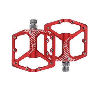 ENLEE MTB Bicycle Pedal Aluminum Alloy Wide Flat XC DH Bicycle Pedal Ultra Light Bicycle Pedal BMX Parts