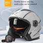 Electric Scooter Helmet, Motorcycle Riding Helmet, Four Season Dual Lens WHITE China