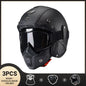 Vintage Motorcycle Helmet Men's Four season Leather Jet Helmets Electric Bike Half Helmet Black B CHINA