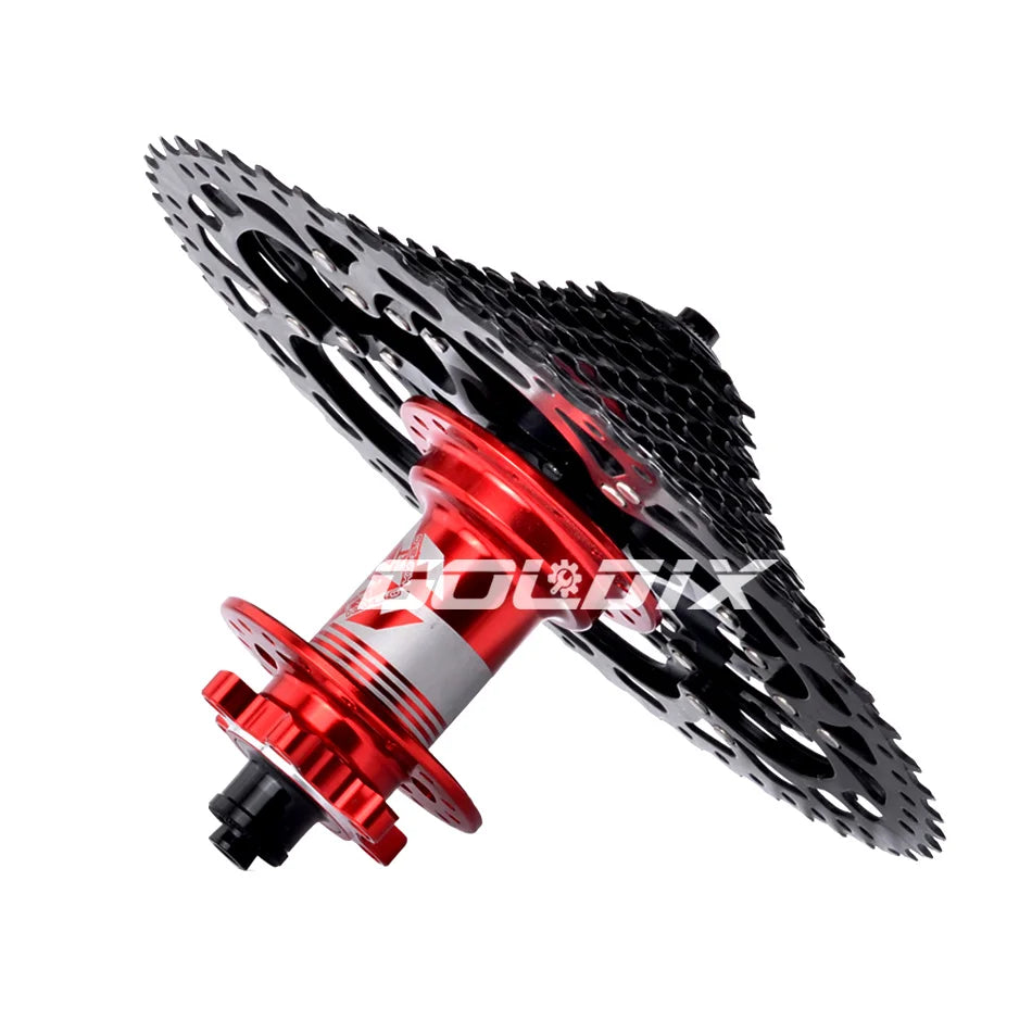 GOLDIX Black MTB Cassette 8/9/10/11/12 Speed 40/42/46/50T K7 Bicycle Freewheel Sprocket
