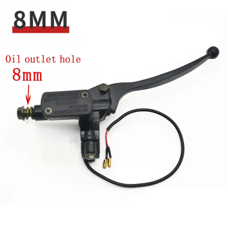 Motorcycle Brake Pump Front Master Cylinder Hydraulic Lever For Electric Scooter Dirt Pit Bike ATV Quad For yamaha suzuki honda Right side 8mm CHINA