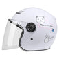 Children Kids Helmet With Cute Cartoon Pattern New Anti-Fall Four Seasons Safety Protection White