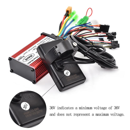 JRAHK 36V 350W S866 BLDC Controller Kit Electric Bicycle Controller 36V 7A-20A 48V 350W Electric Scooter Accelerator 60V