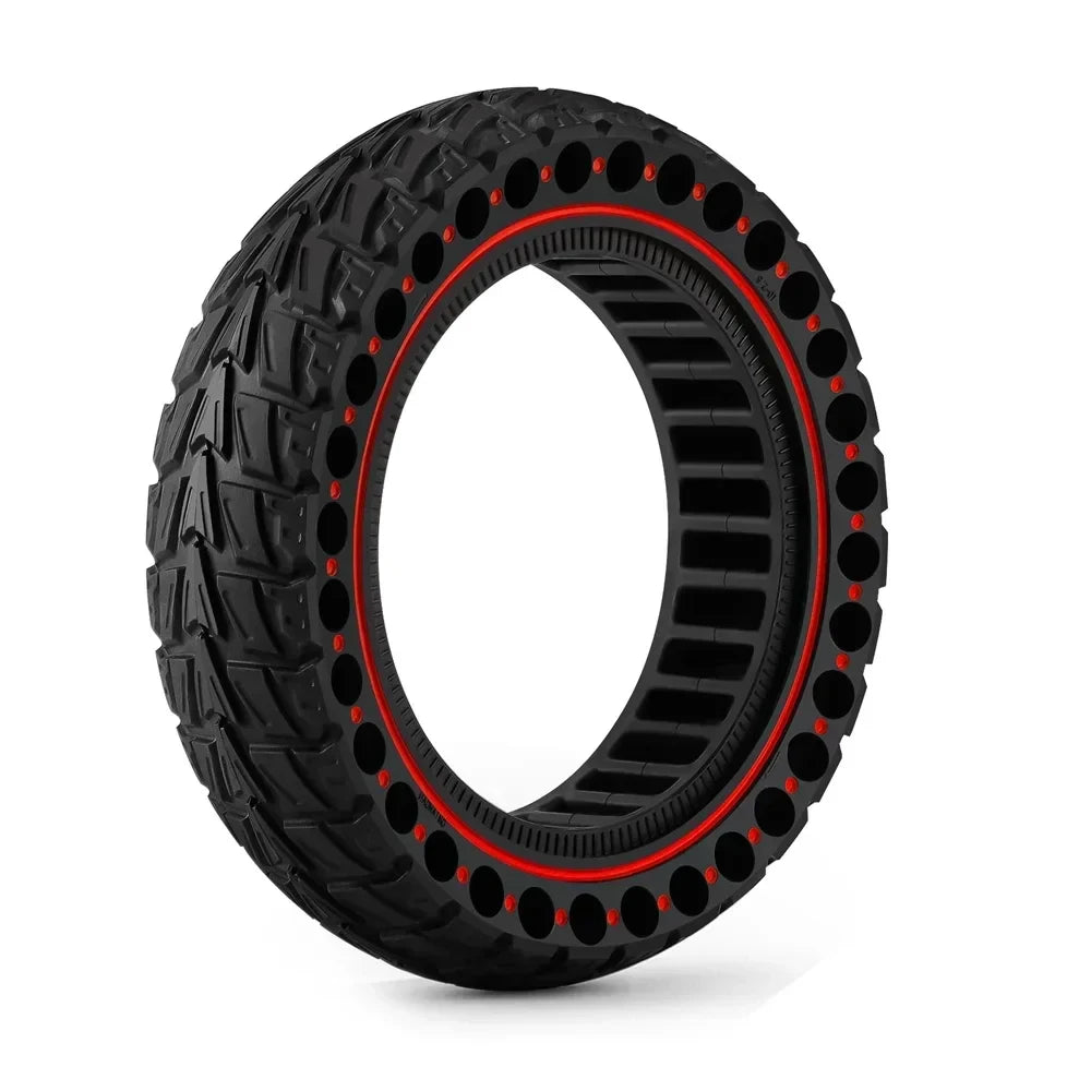 10x2.5 (60/70-6.5)Off-road Solid Tire for Ninebot G30 G30L G30D Electric Scooter Anti-slip Explosion-proof Tyre Strong Grip Red China