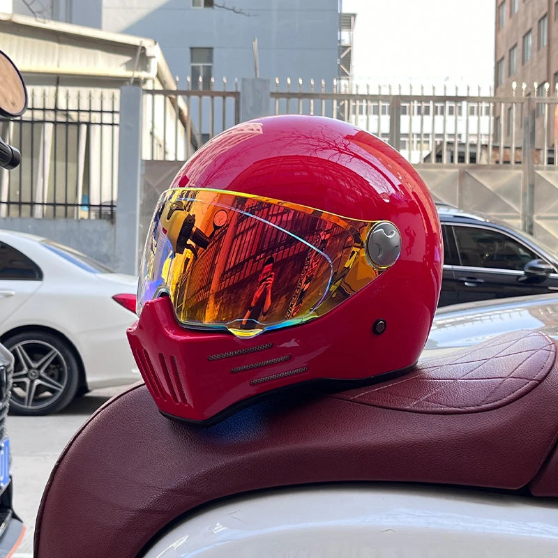 DOT Motorcross Motorcycle Vintage Helmet Moto Racing Ride Full Face Helmet