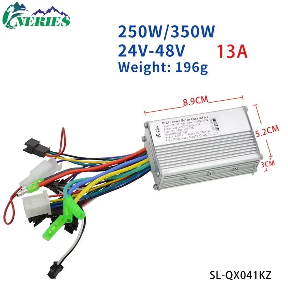 24V 48V 13A Brushless Motor Controller with LCD Display  Intelligent E-Bike Controller