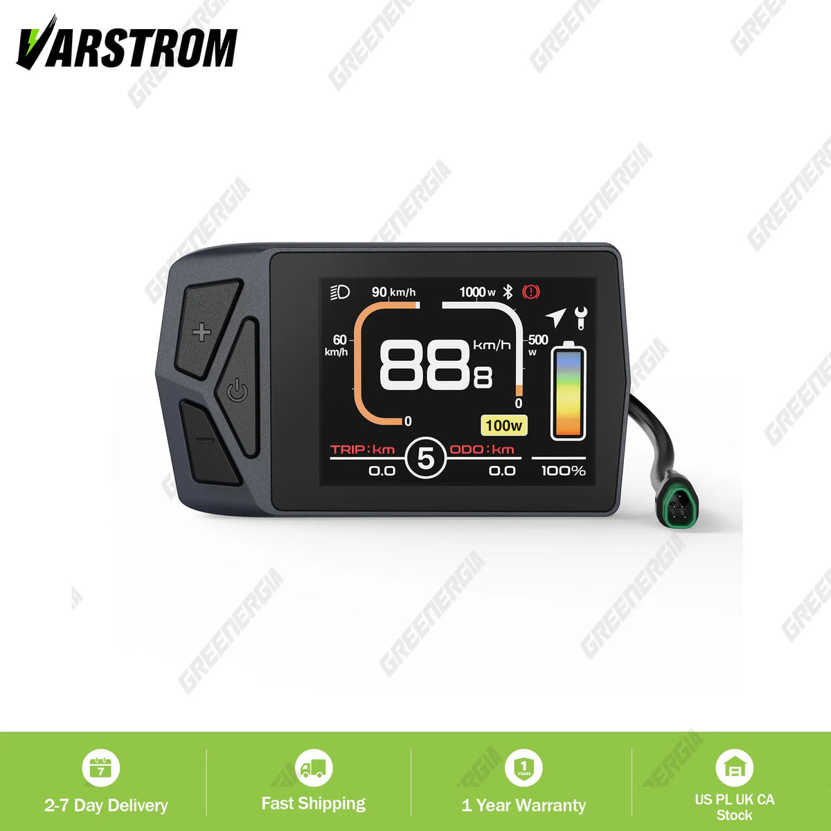 LCD Display Bafang CAN Protocol BBS01 BBS02 BBSHD Depan