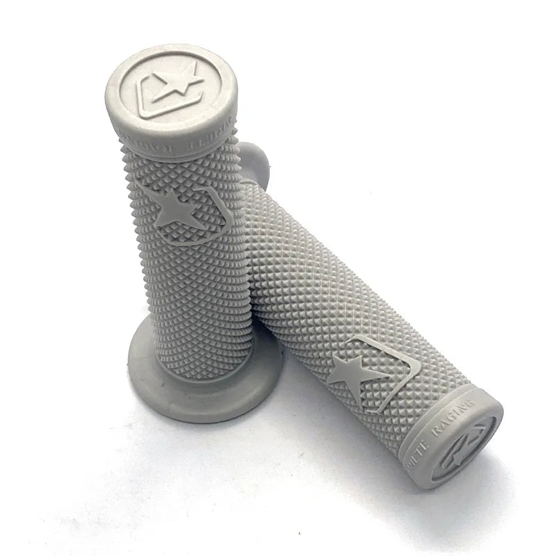 A Pair Motorcycle Handlebar 7/8'' 22MM Universal Motorbike Grips Handles Modification Accessories Non-destructive Installation GRAY CHINA