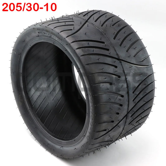 205/30-10 Tire Tubeless Tires 10 Inch Vacuum Tyre for E Scooter Old age Walker Tool Car Wheels