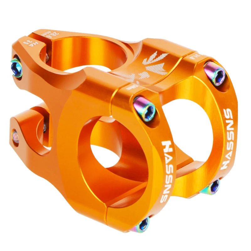 Mtb Power Stem Road Bike Mountain Bicycle Bridge Short Power 35mm Rod Handlebar Table Adjustable HA35 Orange China