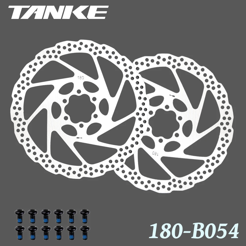 Bike Disc Brake Rotor Disc Brake 2 Piece with 12 Bolts for Road Bike MTB BMX Floating disc Stainless Steel 180-B054 2pc