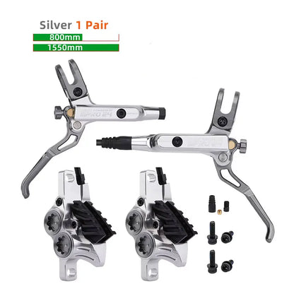 IIIPRO E4 Mountain Bike Hydraulic Brake 800/1550mm Front Rear Brake Cooling 4 Piston Oil Pressure AM DH E-bike MTB Disc Brake