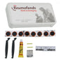 Bicycle Tire Repair Kit Cycling Flat Tyre Repair Rubber Patch Glue Lever Free Cold Patch Sealant Bike Inner Tube Repair Tool 1 set