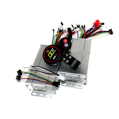 Dual drive 36V/48V/52V/60V 1000W BLDC Electric scooter controller E-bike 2 pcs brushless speed driver and 1Pcs LCD Display