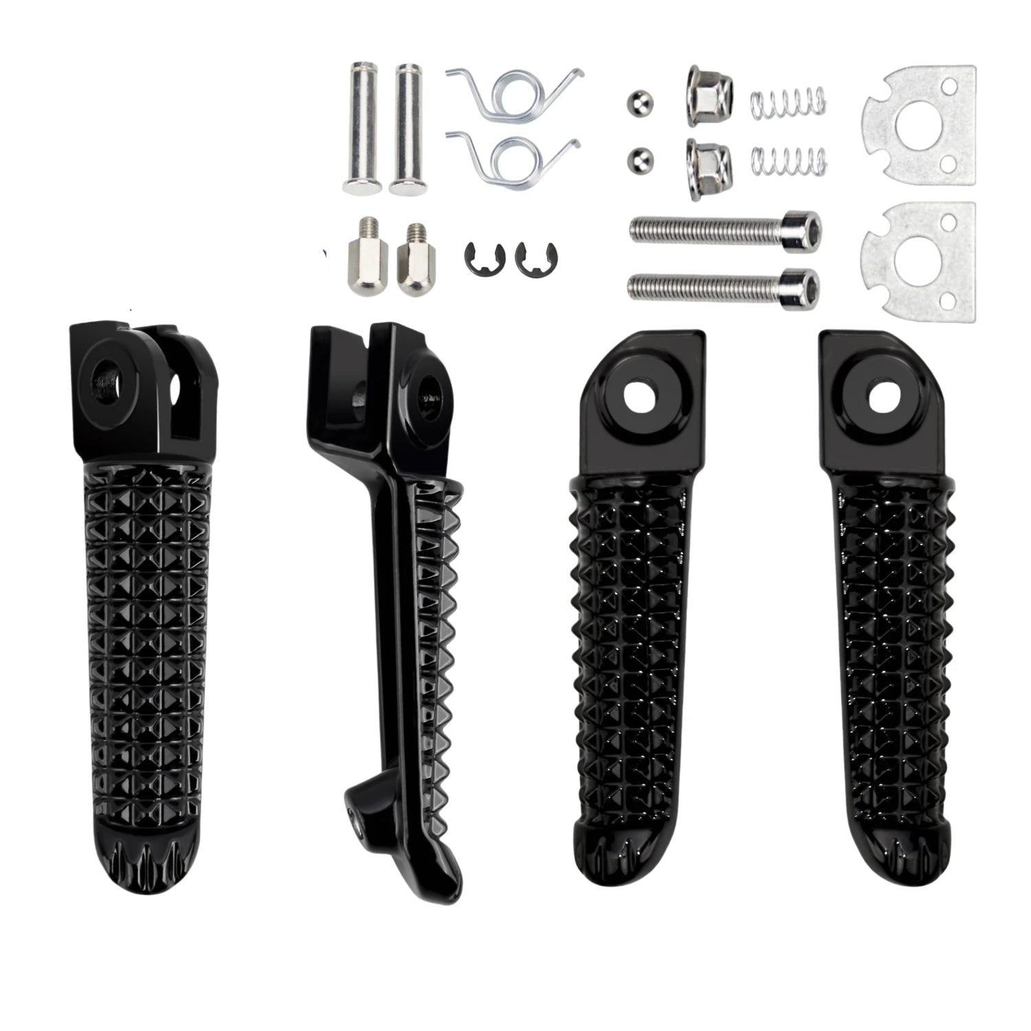 Rider Passenger Pedal Set Racing Front Footpeg Rear Footrest Motorcycles Parts For YAMAHA YZF-R1 R1M R1S R6 R1LE V-Max 1700 GP60