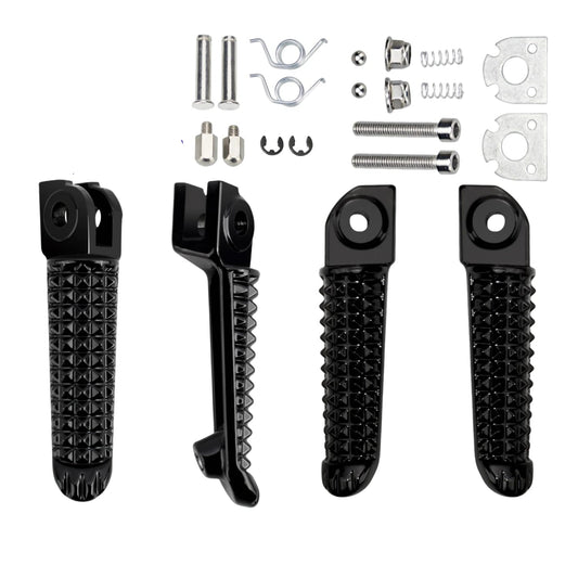 Rider Passenger Pedal Set Racing Front Footpeg Rear Footrest Motorcycles Parts For YAMAHA YZF-R1 R1M R1S R6 R1LE V-Max 1700 GP60
