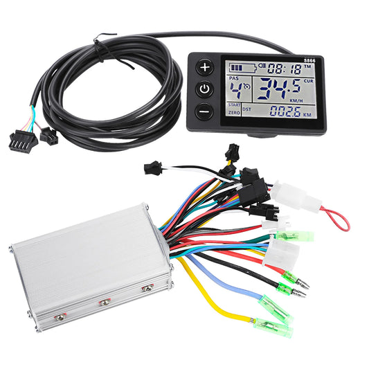 24V/36V Waterproof LCD Display Panel Electric Scooter Brushless Controller Kit LCD Motor Controller Motor Controller