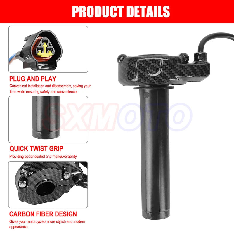 Surron Parts Light Bee X Electronic Throttle Handle - Accelerated Electric Motorcycle Accessories