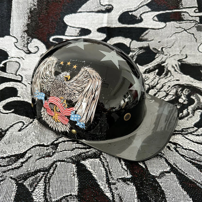 Motorcycle Helmet Men Retro Moto Helmets Half Face Baseball Cap DOT Certification Cycling Helmet