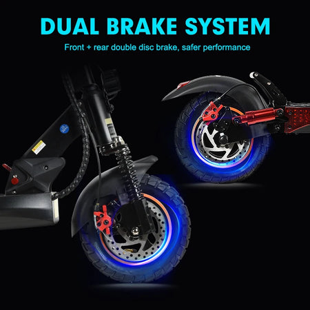   Mankeel MX-14 10" Off-road Tire Kick Electric Scooter - 48V 13Ah, 45km/h, Foldable E-Scooter for Adults