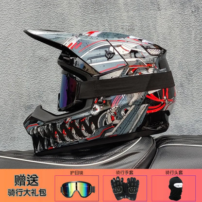 Motorcycle off-road helmet, rally helmet, and mountain bike downhill helmet 20 China