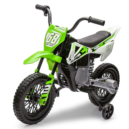 12v kids electric dirt bike full side profile view