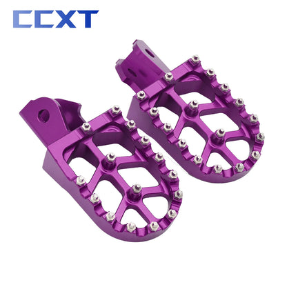 Motorcycle CNC Aluminum Footpegs Foot Pegs Rests Pedals Bracket For Sur-Ron Sur RON Light Bee X & Light Bee S Electric Bike