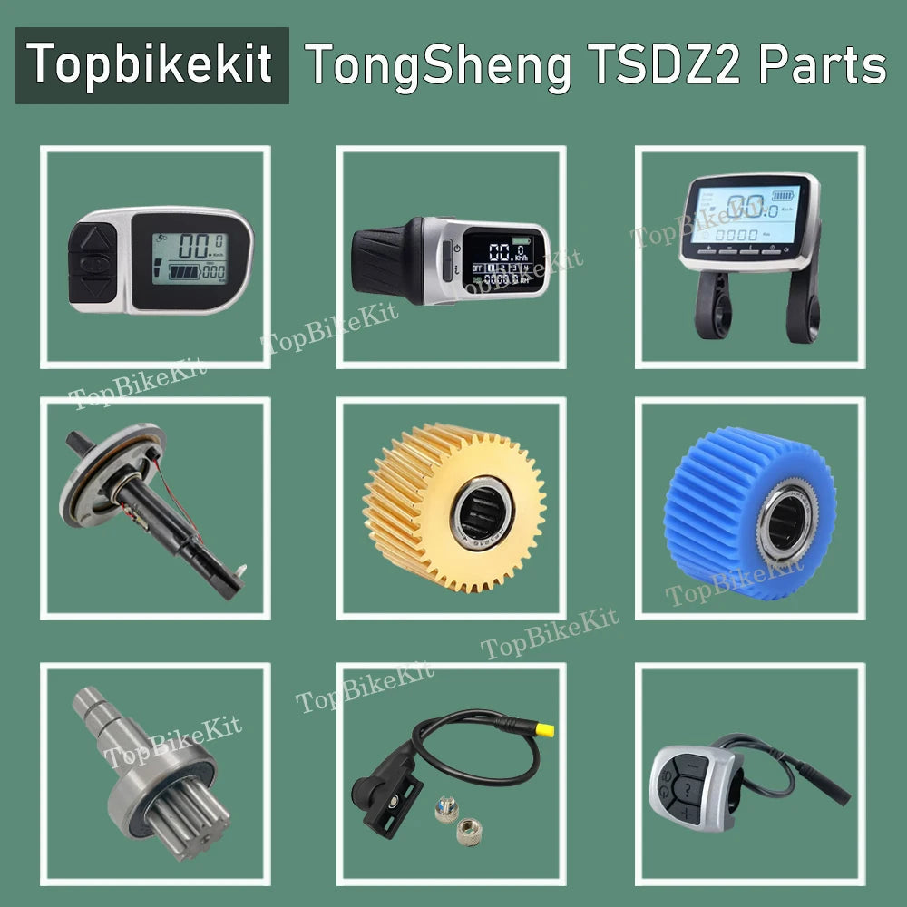 Tongsheng XH18 display and speed sensor mounted on electric bicycle