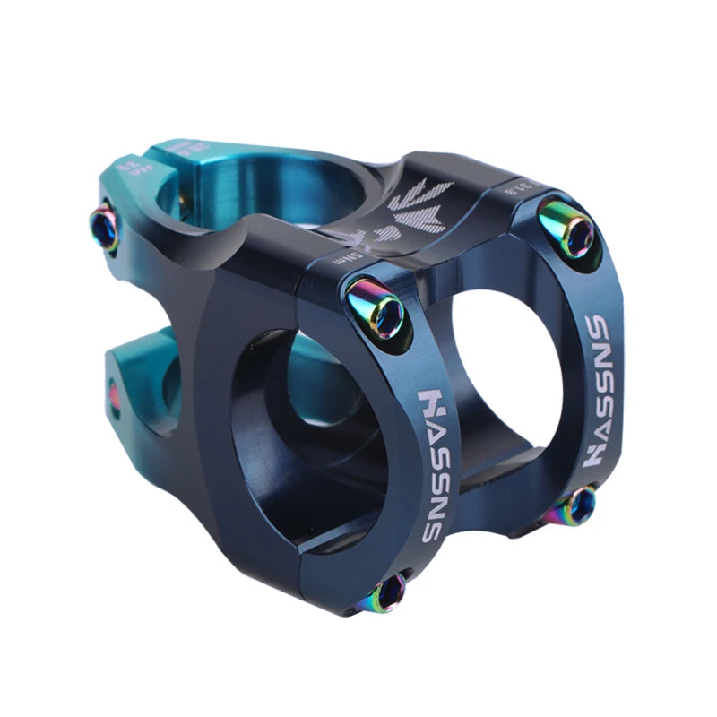 Mtb Power Stem Road Bike Mountain Bicycle Bridge Short Power 35mm Rod Handlebar Table Adjustable Black-Blue China