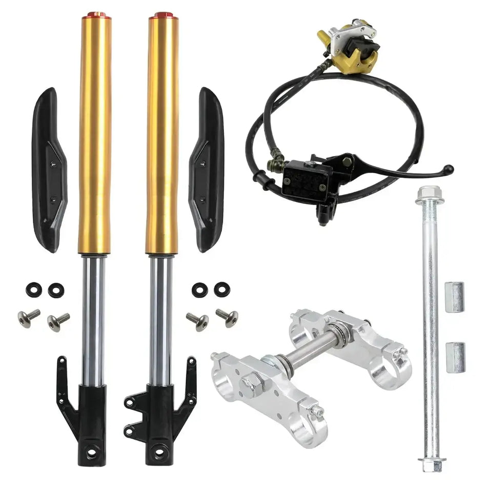 TDRPO Not a Whole Kit 630mm 25" Motorcycle Front Forks Shock For CRF50 CRF70 Apollo SSR Pit Dirt Bike 110CC 125CC 140CC