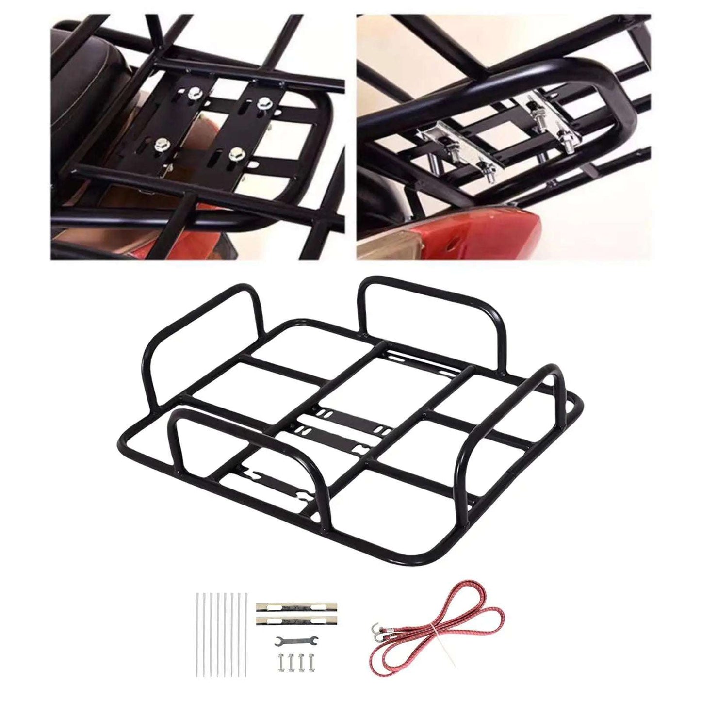 Rear Bicycle Basket Iron Luggage Package Rack Bike Basket for Mountain Bikes