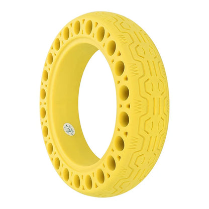 For MAX G30 Universal Electric Scooter Luminous 60/70-6.5 Solid Thickened Abrasion Resistant Explosionproof Honeycomb Tires 10 inch Yellow