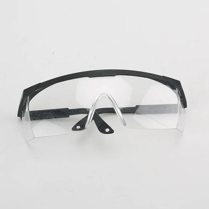 Work Safety Glasses Eye Protection Goggles Anti-Splash Windproof Dustproof Protective Glasses Optical Lens Frame Cycling Glasses Black