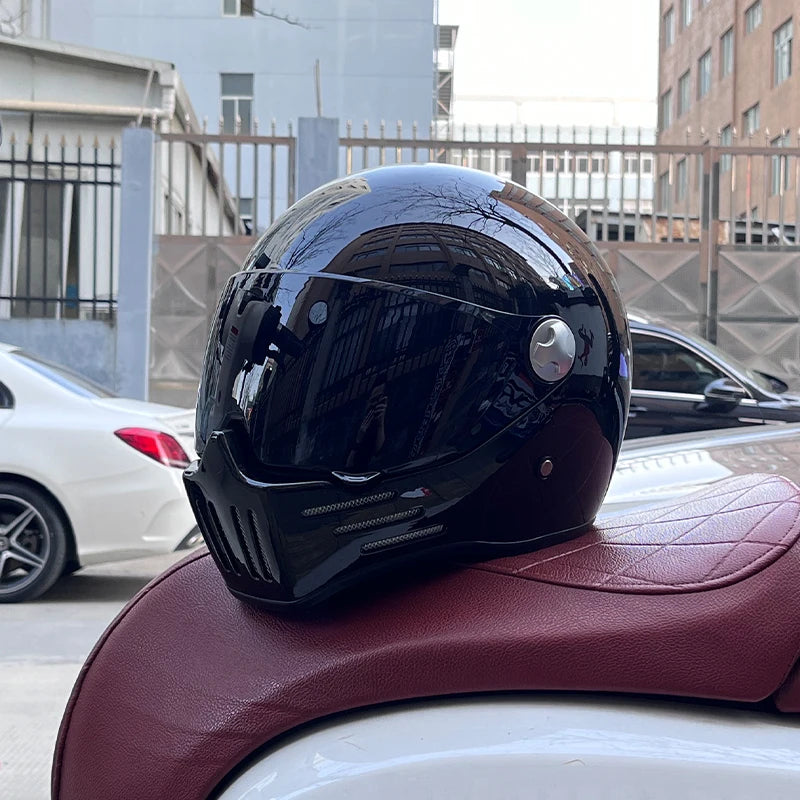 DOT Motorcross Motorcycle Vintage Helmet Moto Racing Ride Full Face Helmet