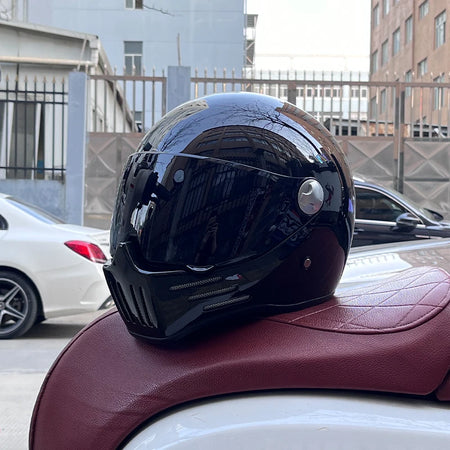 DOT Motorcross Motorcycle Vintage Helmet Moto Racing Ride Full Face Helmet 9