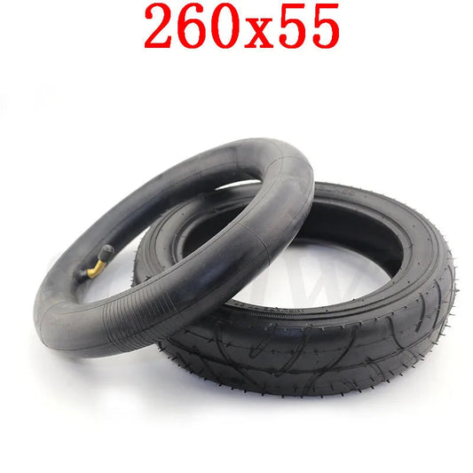 260x55 Outer Tyre Inner Tube Fits Children Tricycle,Baby Trolley,Folding Baby Cart,Electric Scooter,Bicycle 260*55 Wheel Tire