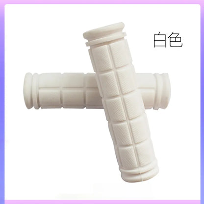 Bicycle Grips BMX Bike Handbar Grips Rubber Bilateral Lock Mountain MTB Bikes Handlebar Grips Non-slip Cycling Bike Accessories soft rubber 4