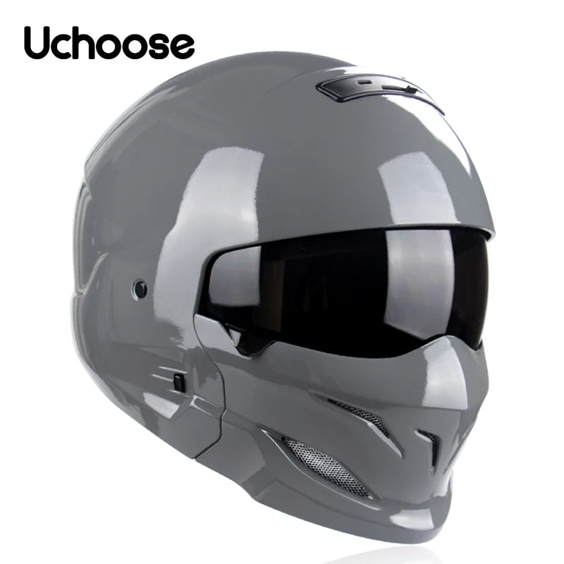 Scorpion Helmet Detachable Multi-purpose Combination Helmet Motorcycle Half Predator Helmet