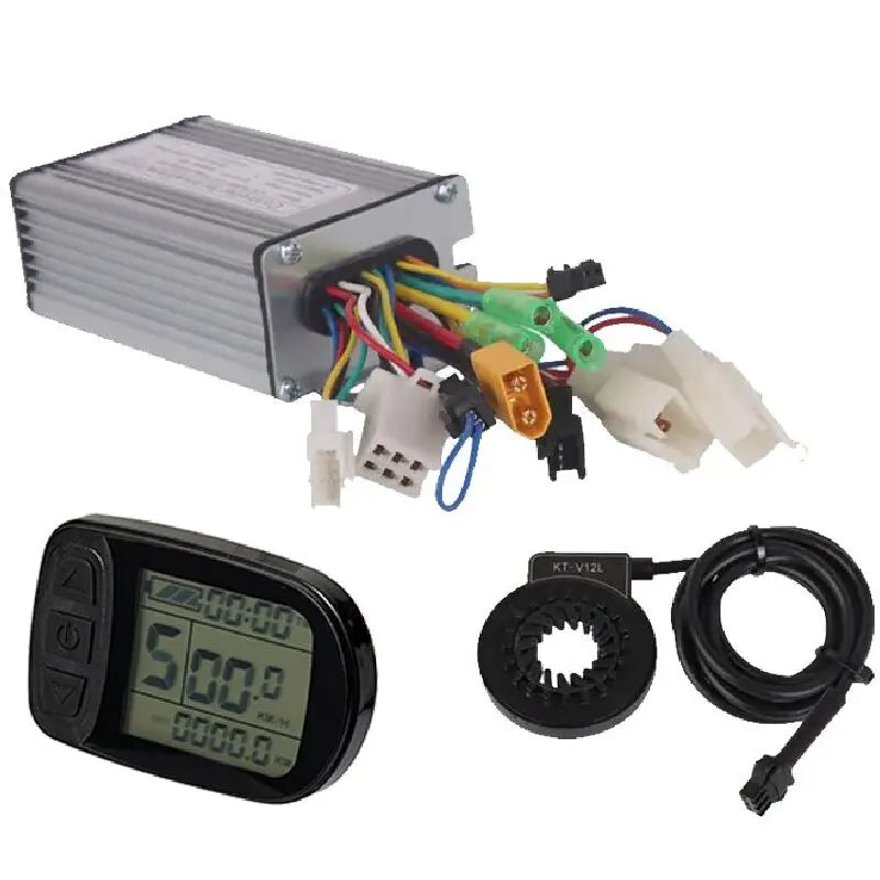 Ebike KT Controller Kit Dual Mode Sinewave LCD5 Display PAS 36V 48V 52V 250W 500W 1000W 1500W 22A Electric Bike Accessories