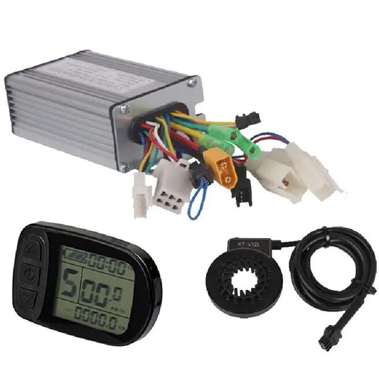 Ebike KT Controller Kit Dual Mode Sinewave LCD5 Display PAS 36V 48V 52V 250W 500W 1000W 1500W 22A Electric Bike Accessories