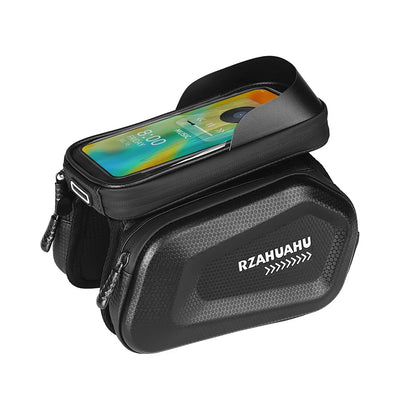 Phone hard case Waterproof Reflective Large capacity Top tube bag MTB Road Bicycle Saddle bag Head bag Front beam bag