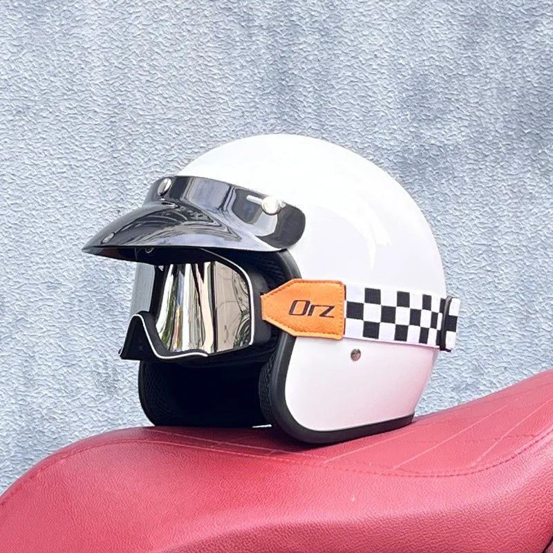 Motorcycle Half Open Face Four Seasons Universal Semi-open Motocross Helmet